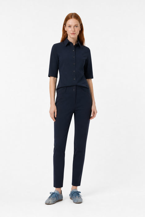 Bluse Betty Easy Wear Technical Jersey | Blue