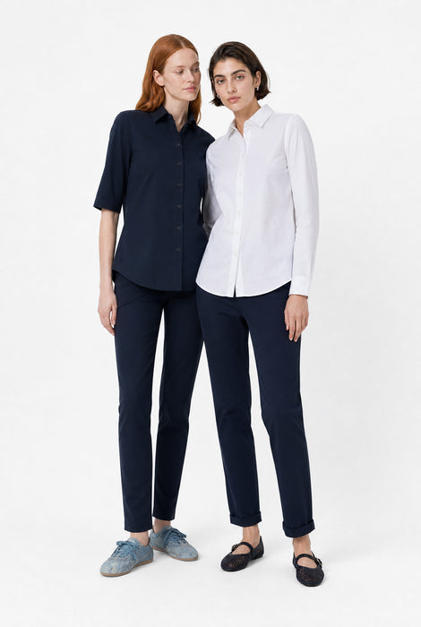 Bluse Betty Easy Wear Technical Jersey | Blue