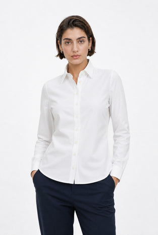 Bluse Betty Easy Wear Technical Jersey | White