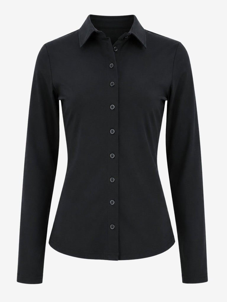 Bluse Betty Easy Wear Technical Jersey | Black