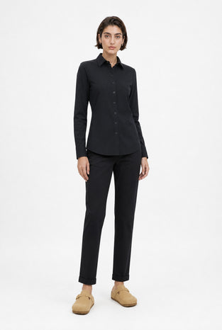 Bluse Betty Easy Wear Technical Jersey | Black