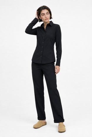 Bluse Betty Easy Wear Technical Jersey | Black