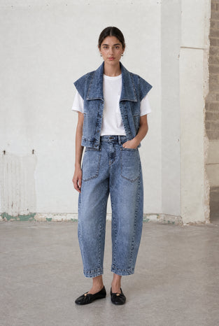 Boom denim vintage vest | Vintage Medium