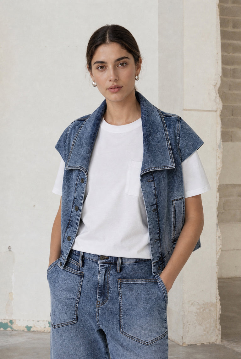 Boom denim vintage Weste | Vintage Medium