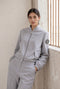 Brenzone Viskose zipper bomber | Grigio