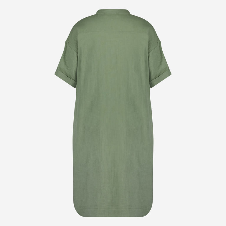 Maiki Dress Organic Cotton | Army