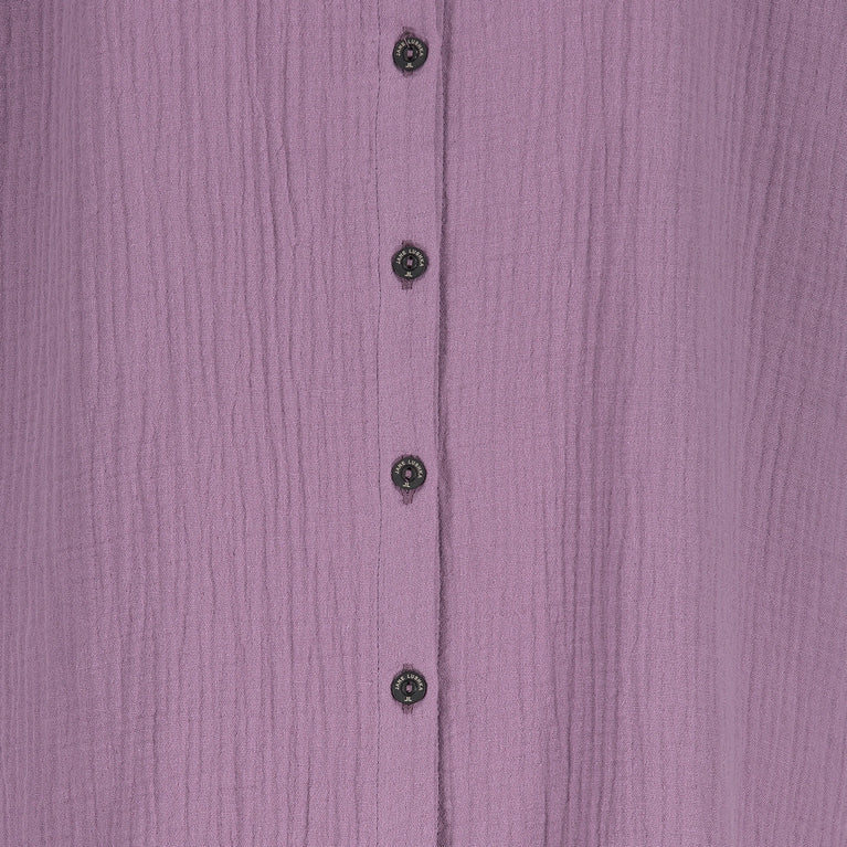 Romy Dress Long Organic Cotton | Violet