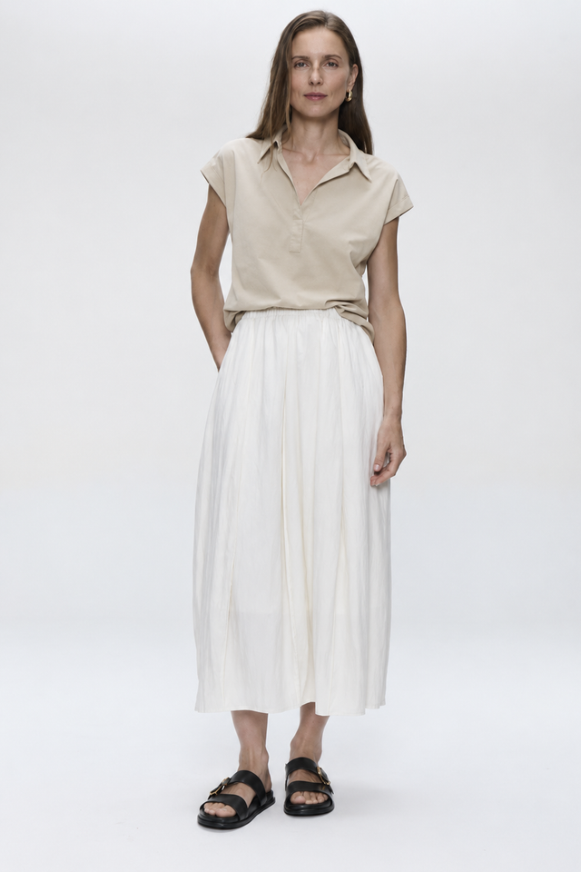Kitty top technical jersey | Sand