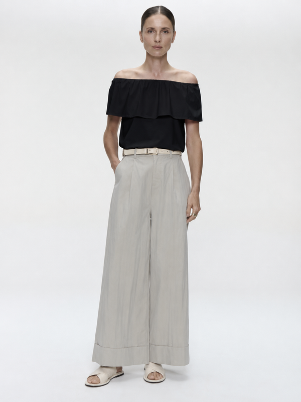 Diane technische top jersey | Zwart