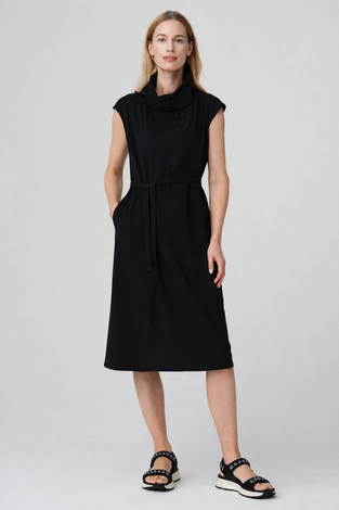 Liane dress technical jersey | Black