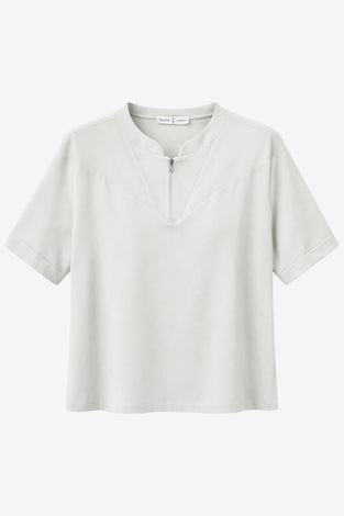 Lissa structure tech jersay top | Sand
