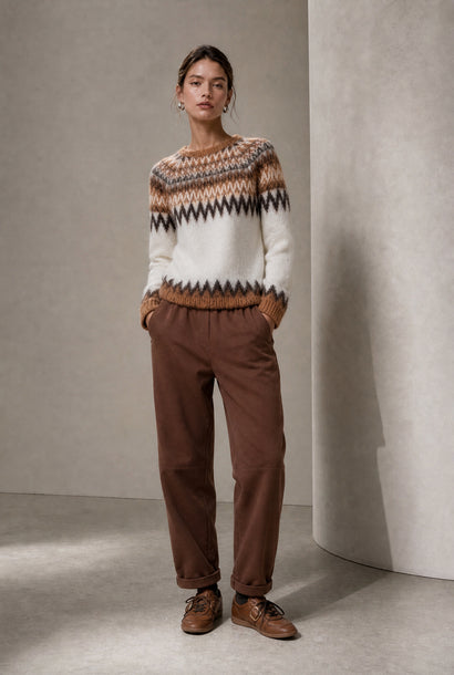 Danny skuba velvet pants | Brown