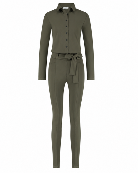 Jumpsuit Diana Easy Wear Technical Jersey | Army