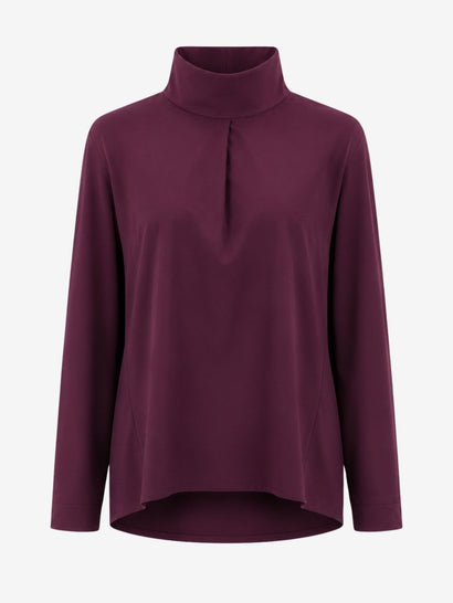 Dolche Vita top van technische jersey | Kersenrood