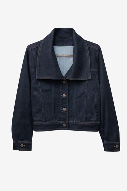Dramak fancy denimjakke | Mørkeblå