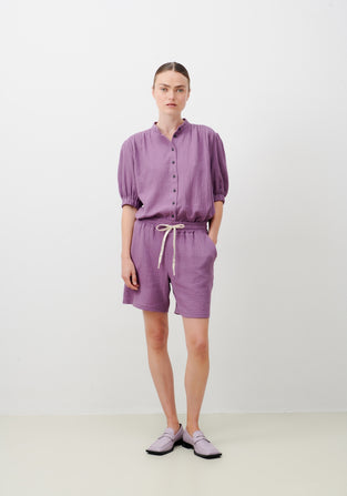 Nora Blouse KS Organic Cotton | Violet