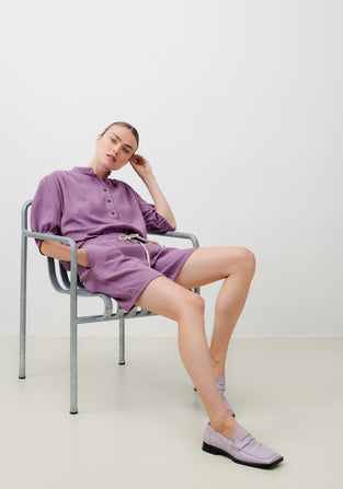 Nora Blouse KS Organic Cotton | Violet