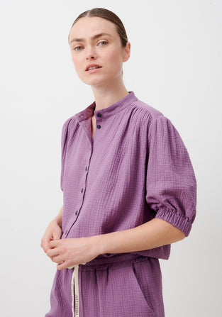 Nora Blouse KS Organic Cotton | Violet