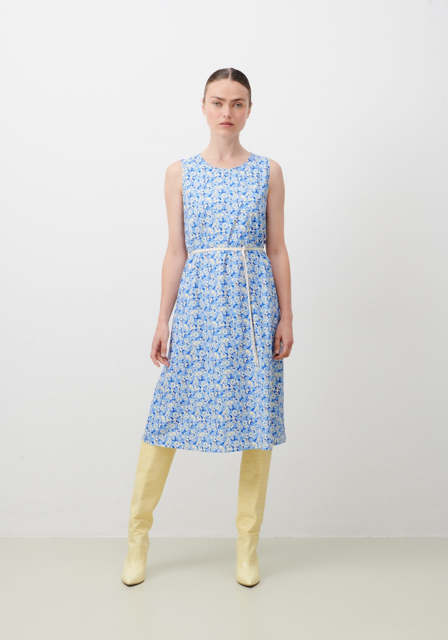 Pirra Dress Technical Jersey | Multi Blue