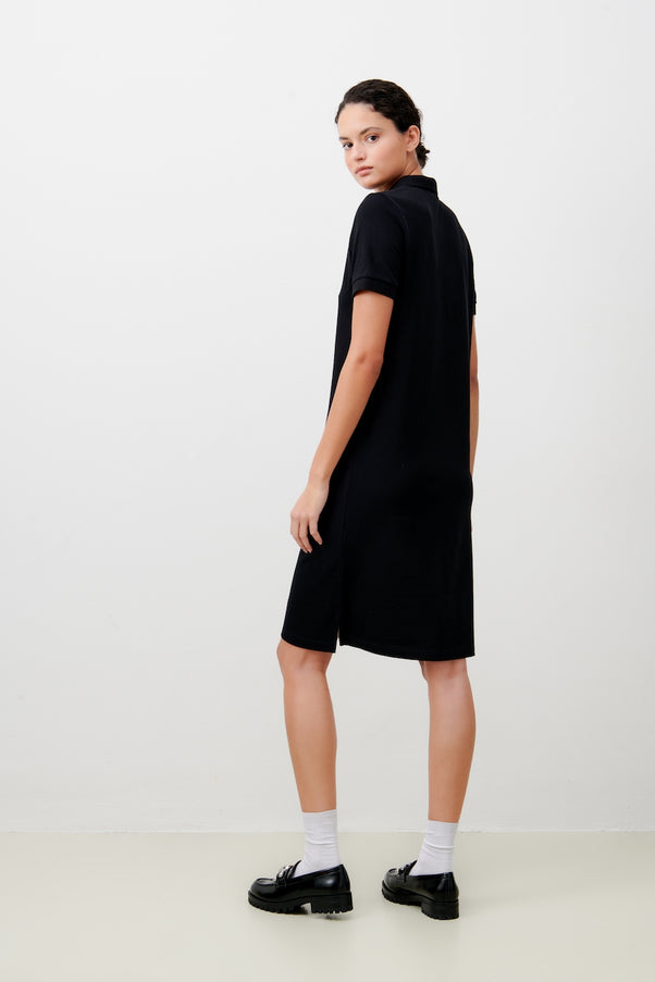 Polo Dress Shirt Organic Cotton | Black