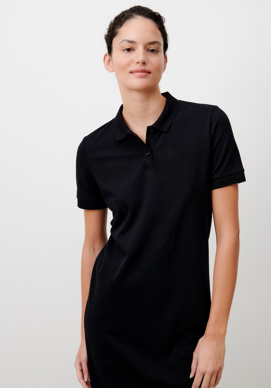 Polo Dress Shirt Organic Cotton | Black