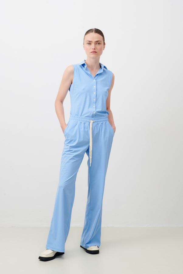 Kikkie Blouse WS Technical Jersey | Light Blue