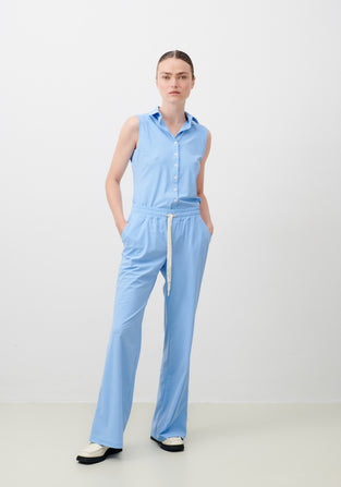 Carola Pants Technical Jersey | Light Blue