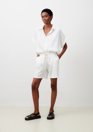 Romy Blouse Organic Cotton | White Black