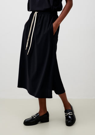 Ina Skirt Technical Jersey | Black