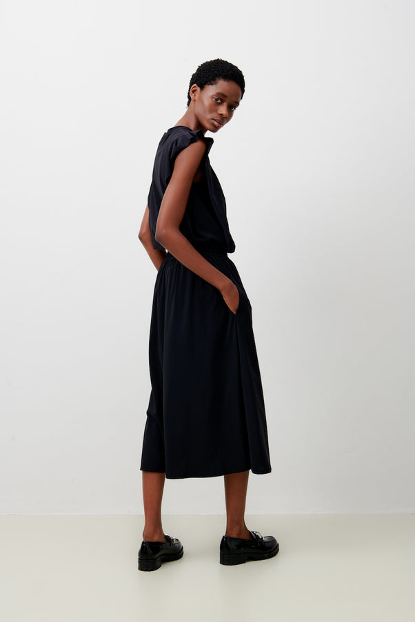 Ina Skirt Technical Jersey | Black