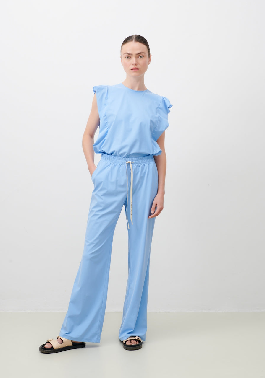 Carola Pants Technical Jersey | Light Blue