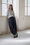 V-neck melange pullover 26553 | Grey