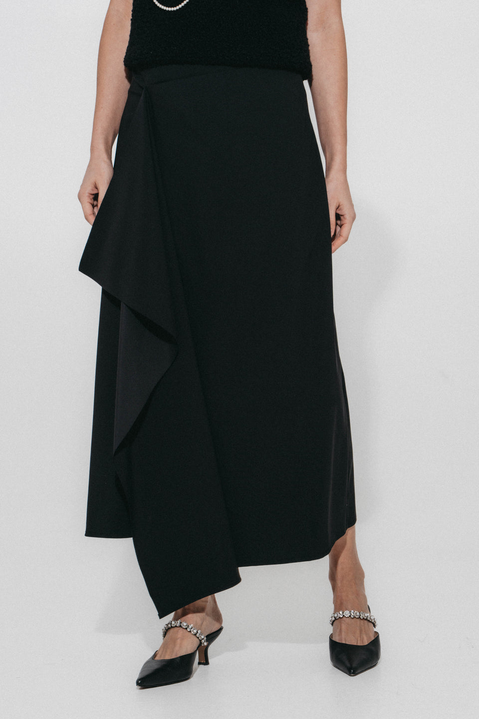 Emilia skirt Sensitive tech fabric | Black
