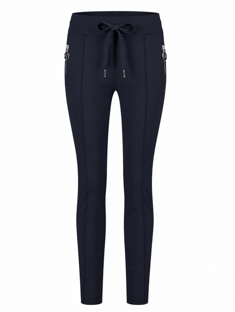 Hose Emma-straight leg fit Technical Jersey | Blue