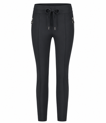 Pants Emma-straight leg fit Technical Jersey | Grigio Notte