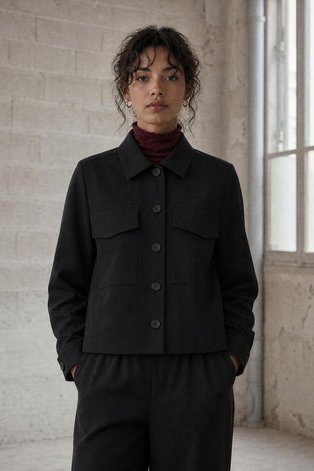 Ermanno Jacke technical jersey | Black