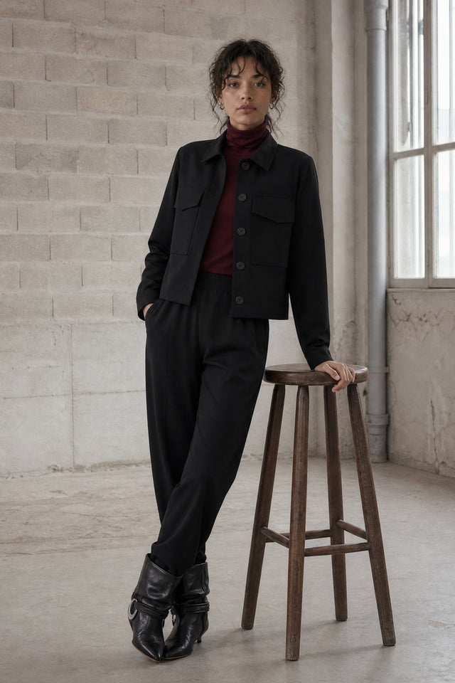 Ermanno Jacke technical jersey | Black