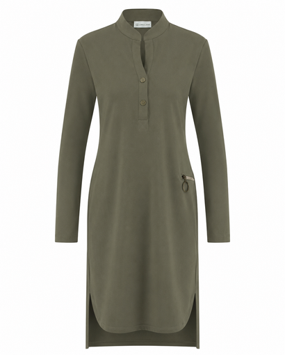 Kleid Eva Technical Jersey | Army