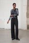 Evo wide-leg technical jersey broek | Black