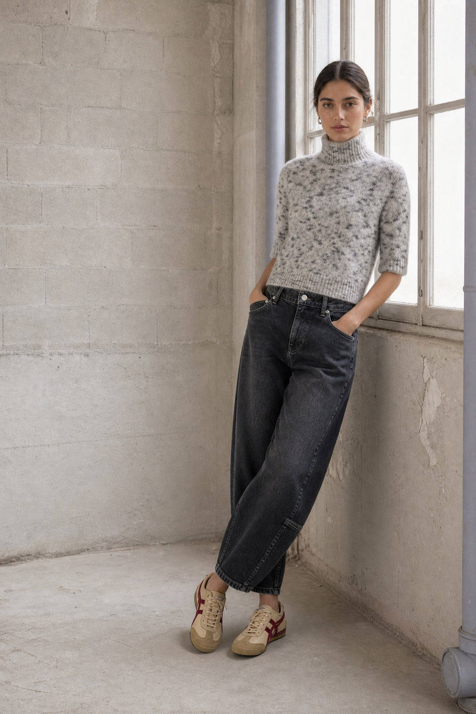 Fancy pongo sweater 26507 | Grey