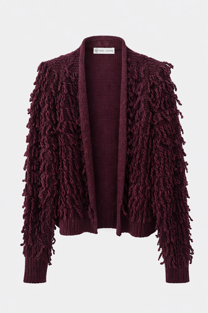 Fancy cardigan 3011 | Bordeaux