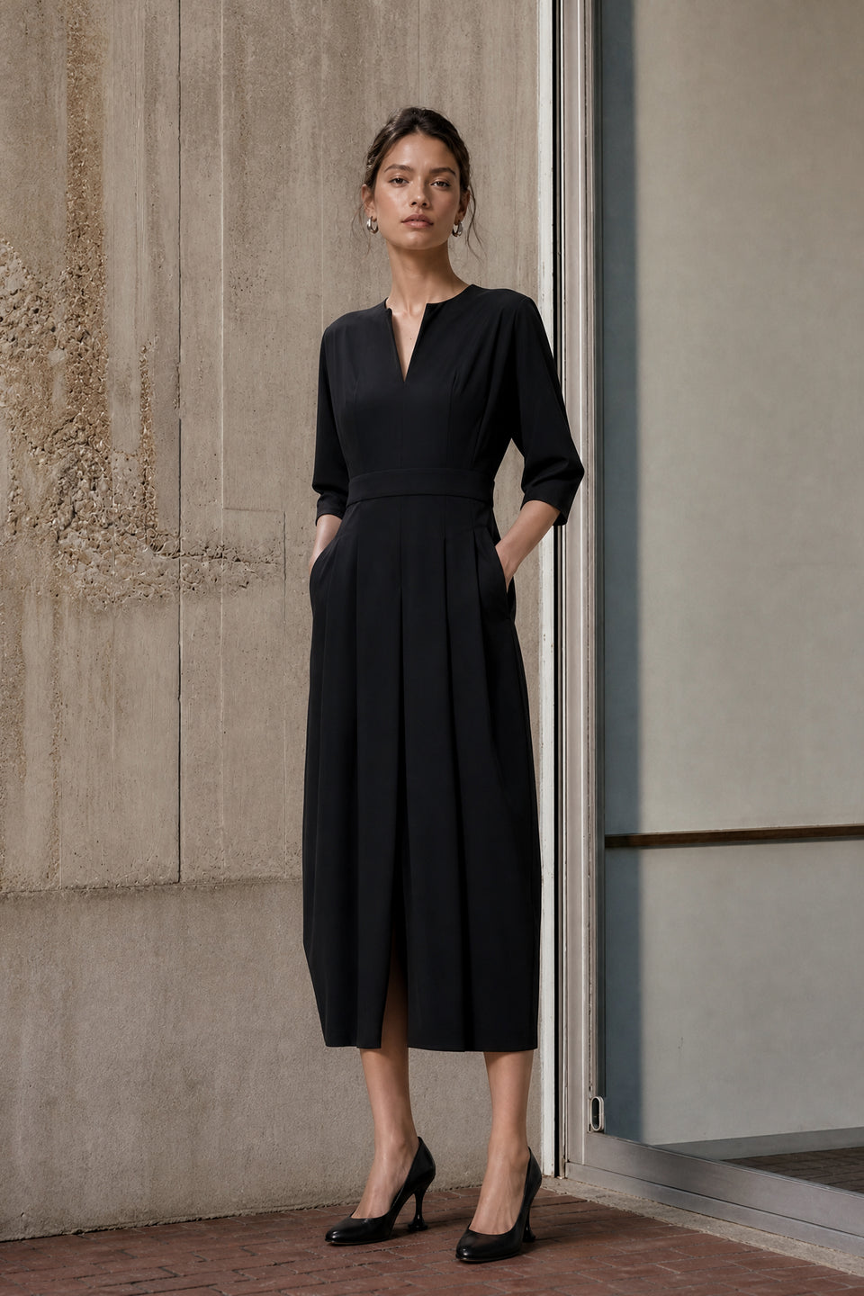 Gaara Kleid technical jersey | Black