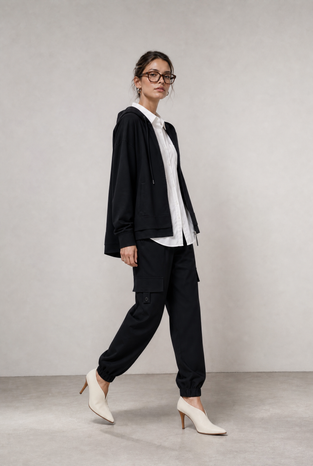 Jannes broek technical jersey | Black
