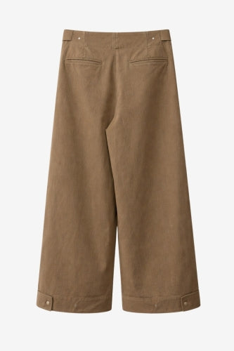 Harlow cotton fancy pants | Brown