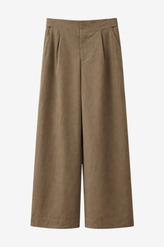 Harlow cotton fancy pants | Brown