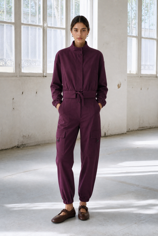 Jannes pants technical jersey | Cherry