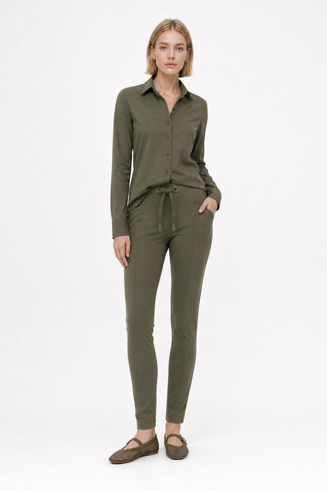 Bluse Betty Easy Wear Technical Jersey | Army
