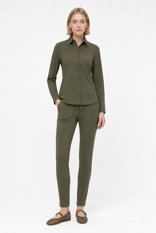 Bluse Betty Easy Wear Technical Jersey | Army