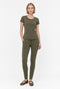 T-Shirt Sara Easy Wear Technical Jersey | Army