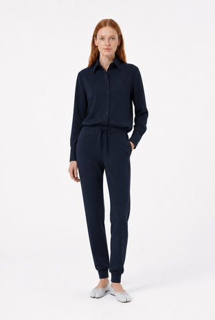 Ivona Bluse technical jersey | Blue